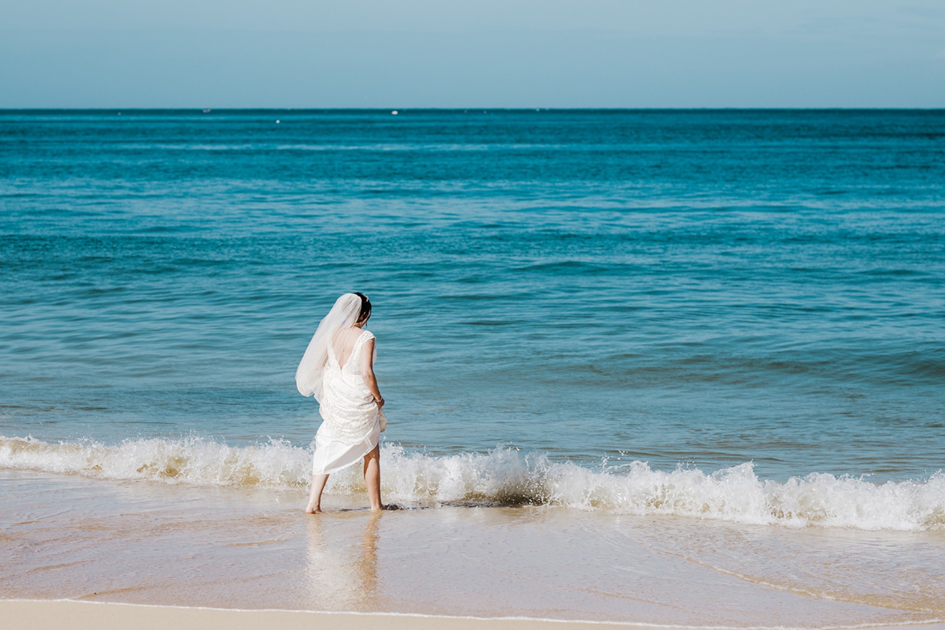 Beach wedding photography Cornwall